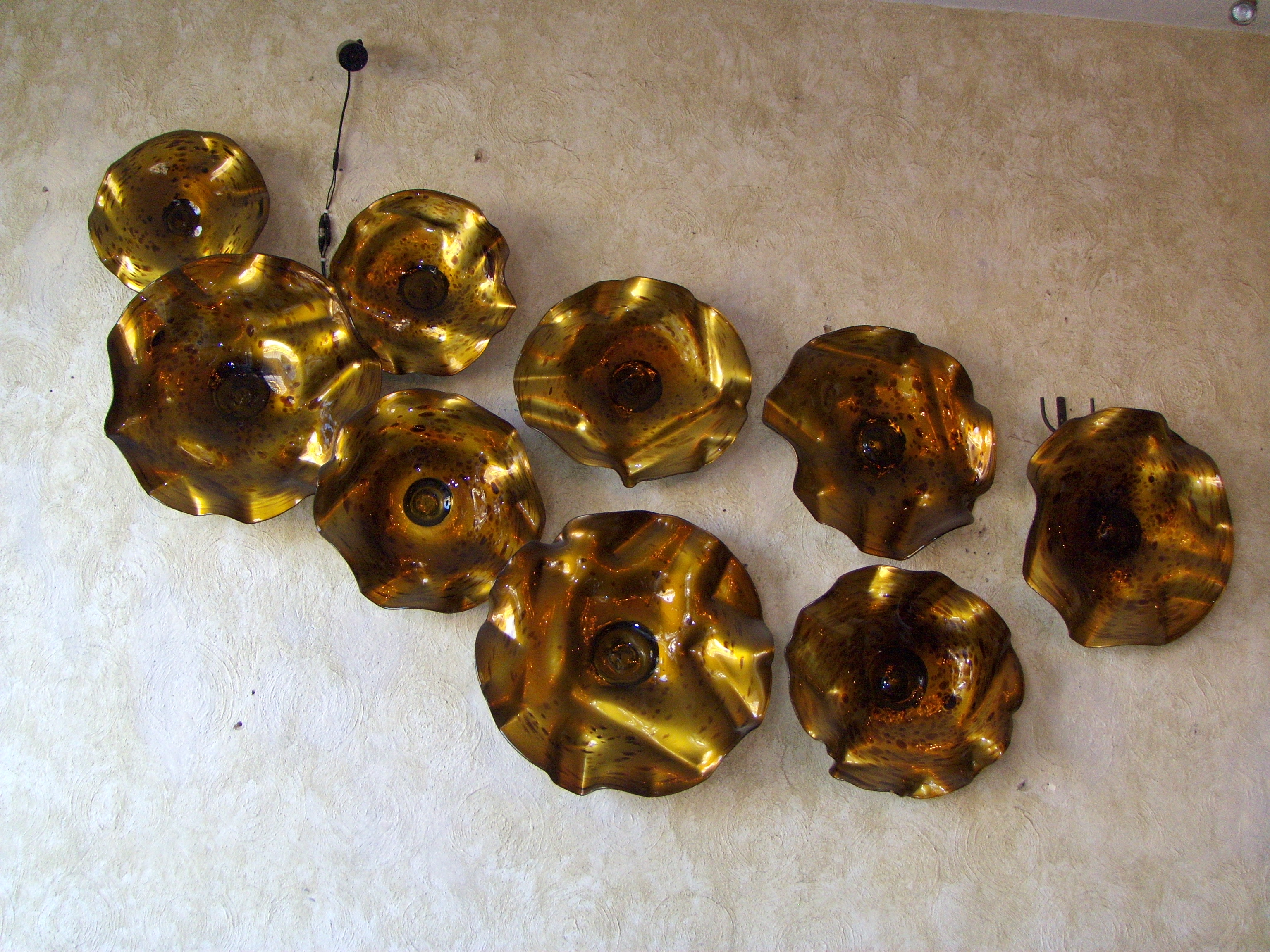 Collage vidrio soplado