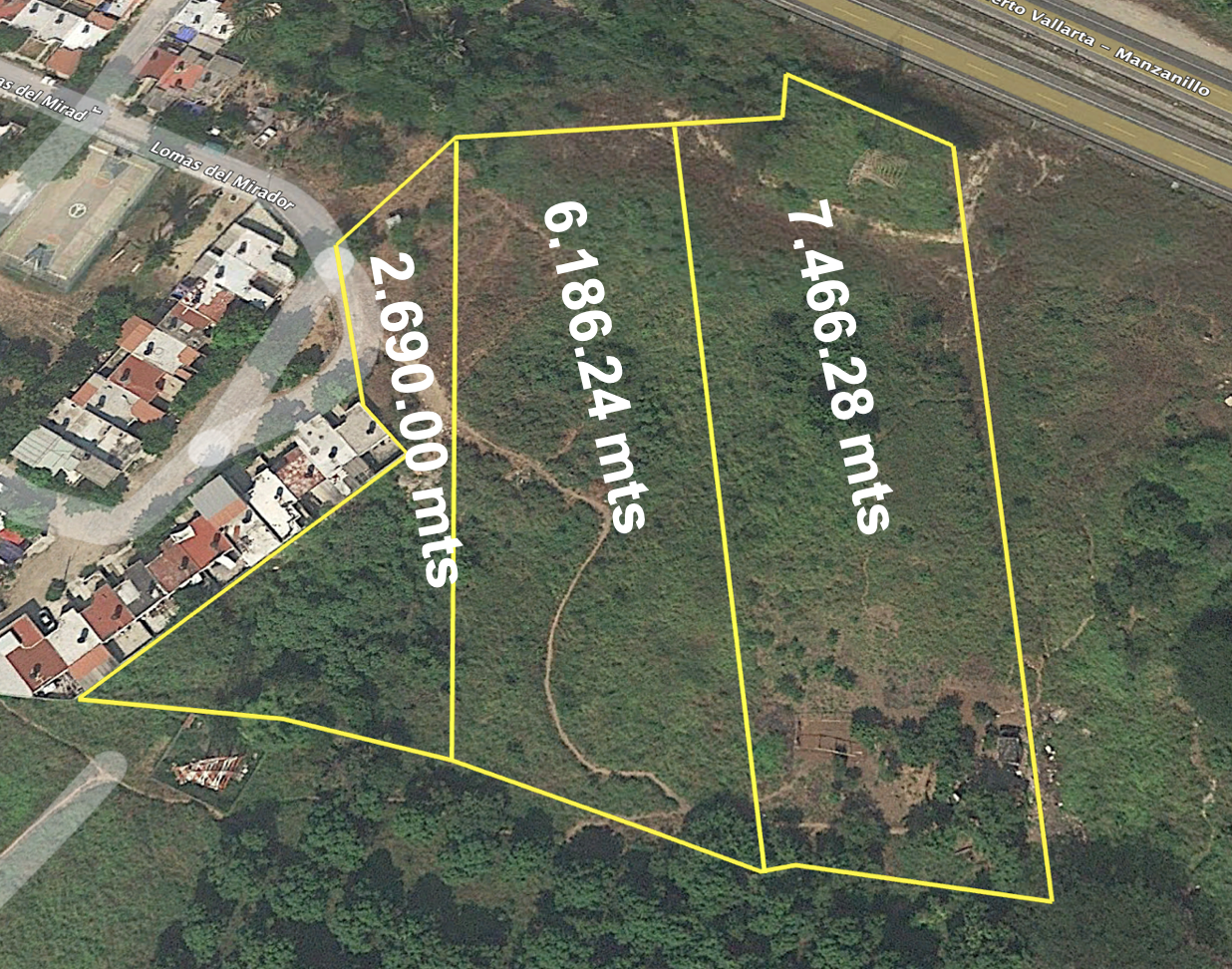 Superficies por parcela