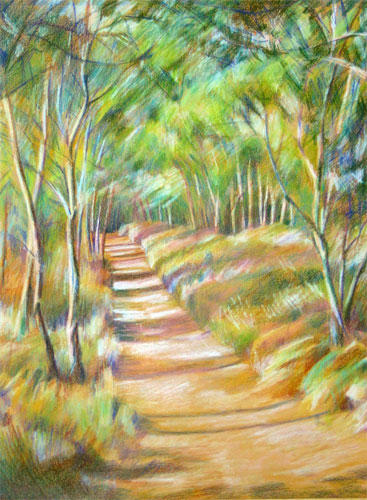 Dunwich Heath #1 (Coloured Pencil 30cm x 40cm)