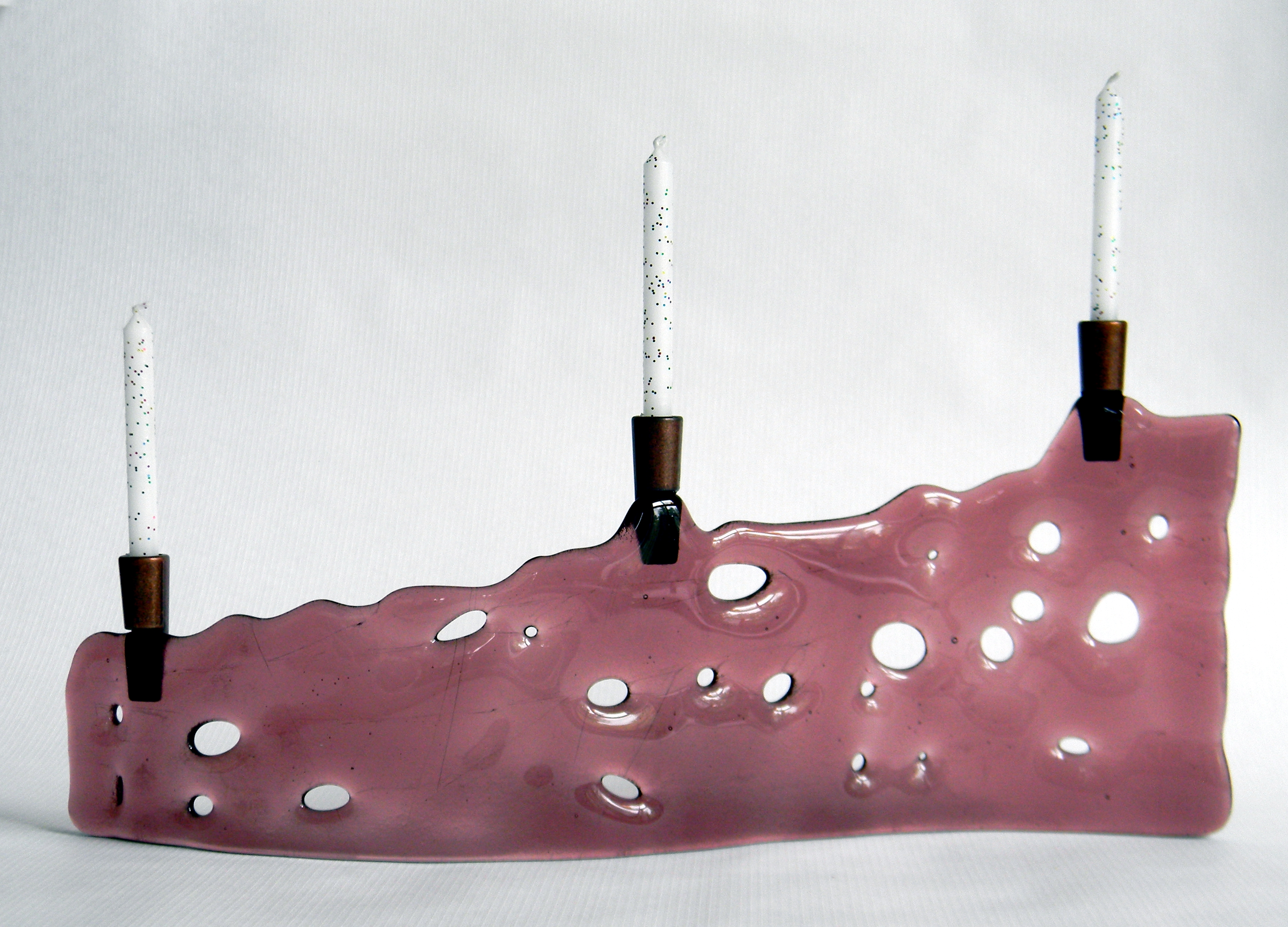 "Candle Holder"
by Nataliya Guchenia
Glass Size - 5"H X 13"W
$175.00