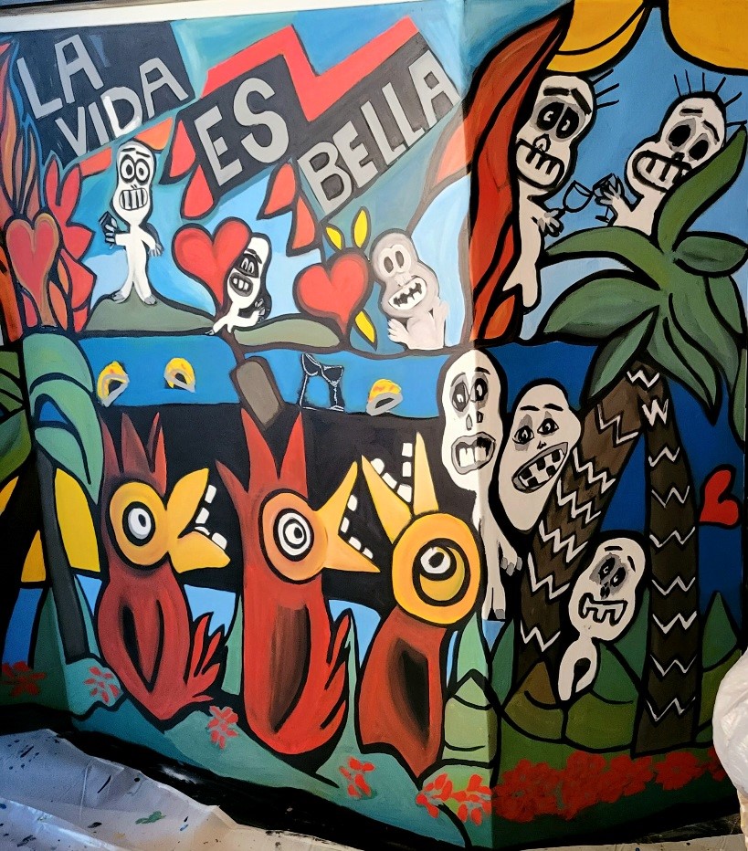 Getting there mural 2023