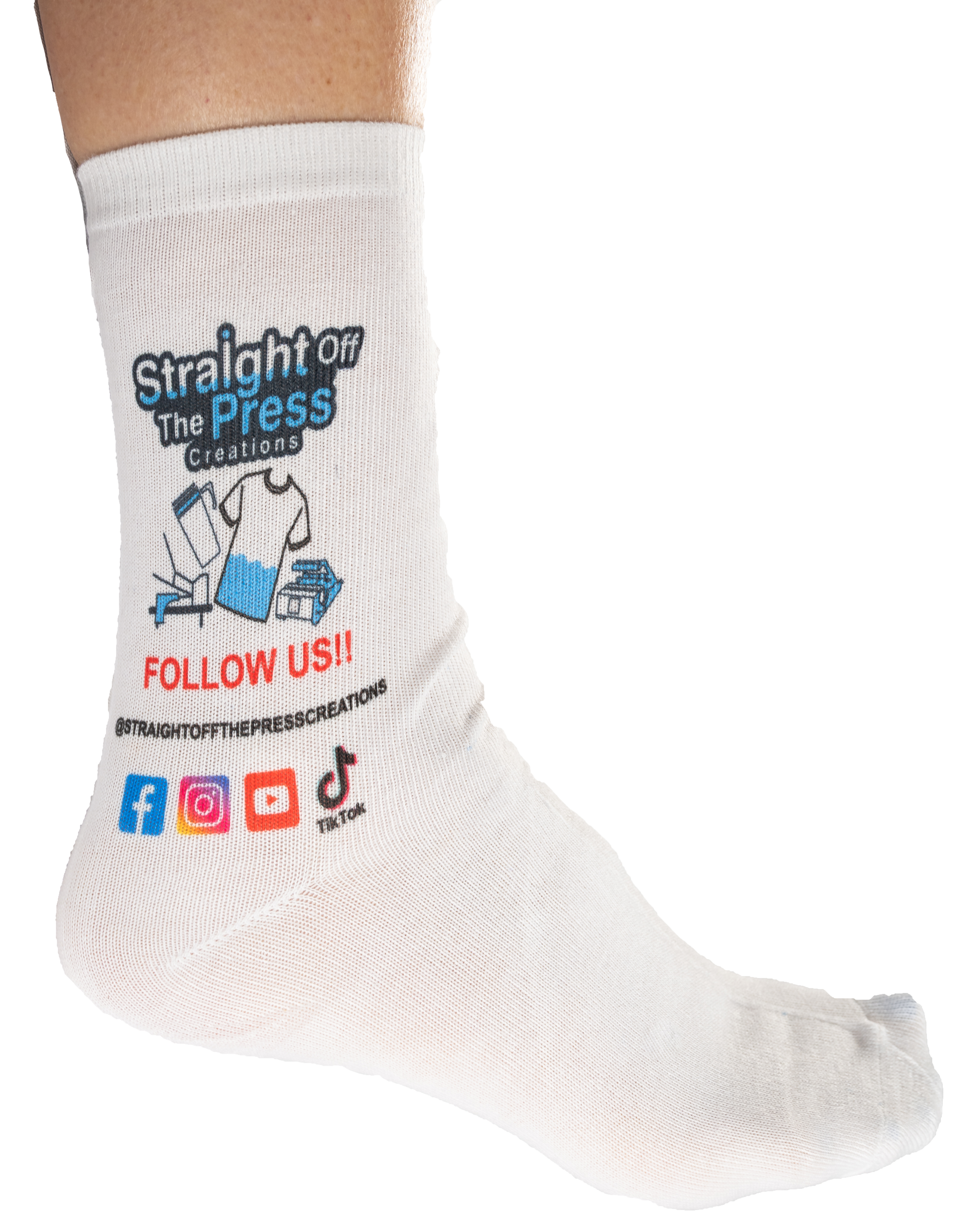 Custom printed sock