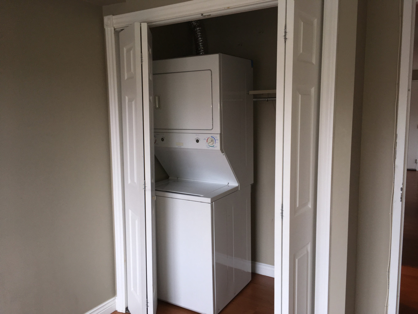 Bedroom 2 closet & laundry