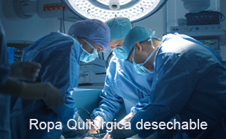 La ropa quirúrgica desechable es la vestimenta usada especialmente en el área de quirófanos y durante la cirugía como parte esencial de las técnicas asépticas.La ropa utilizada para el acto quirúrgico debe ser estéril.