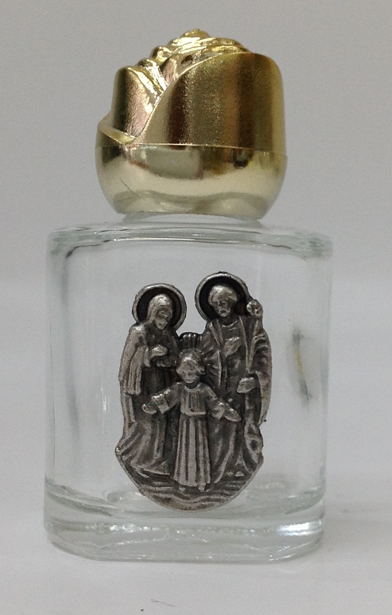 BOTELLA CON IMAGEN DE LA SAGRADA FAMILIA