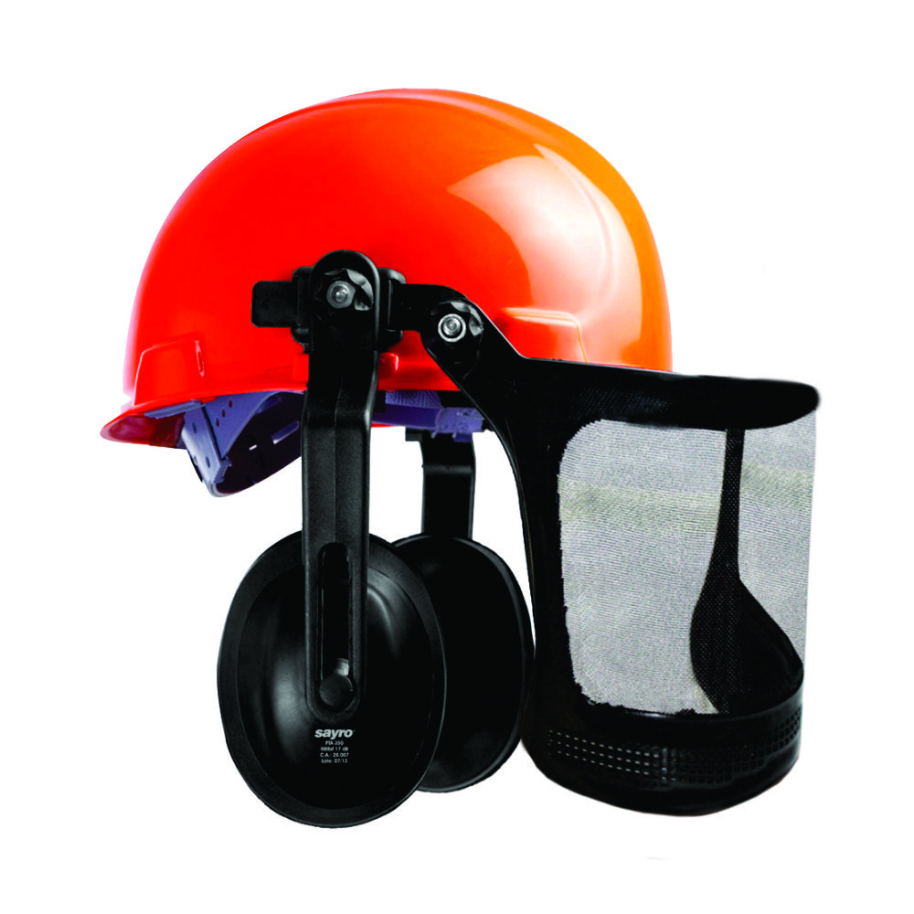 CAPACETES COM OPÇÃO DE USO DE 
PROTEÇÃO FACIAL E ABAFADOR