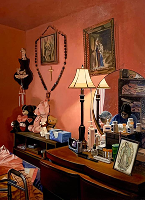 Painting of a girl’s room