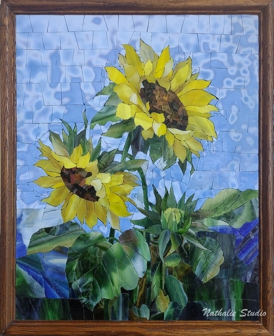"Sunflowers"
by Nataliya Guchenia
Size - 19-1/2"H X 15-1/2"W
$2,500.00