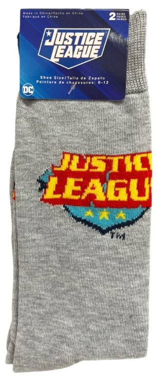 43JL099MCCZA-PGH
2PK JUSTICE LEAGUE SOCKS 6-12
UPC 193159192747
60 CS PACK 