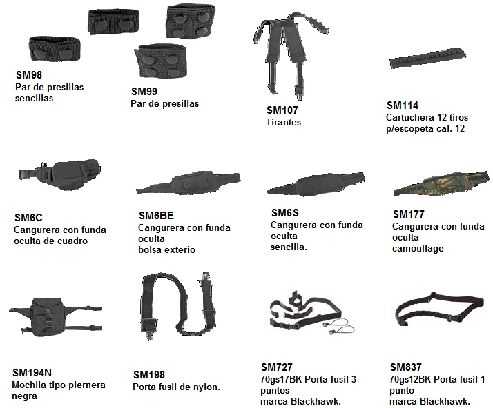 ACCESORIOS PARA FORNITURAS