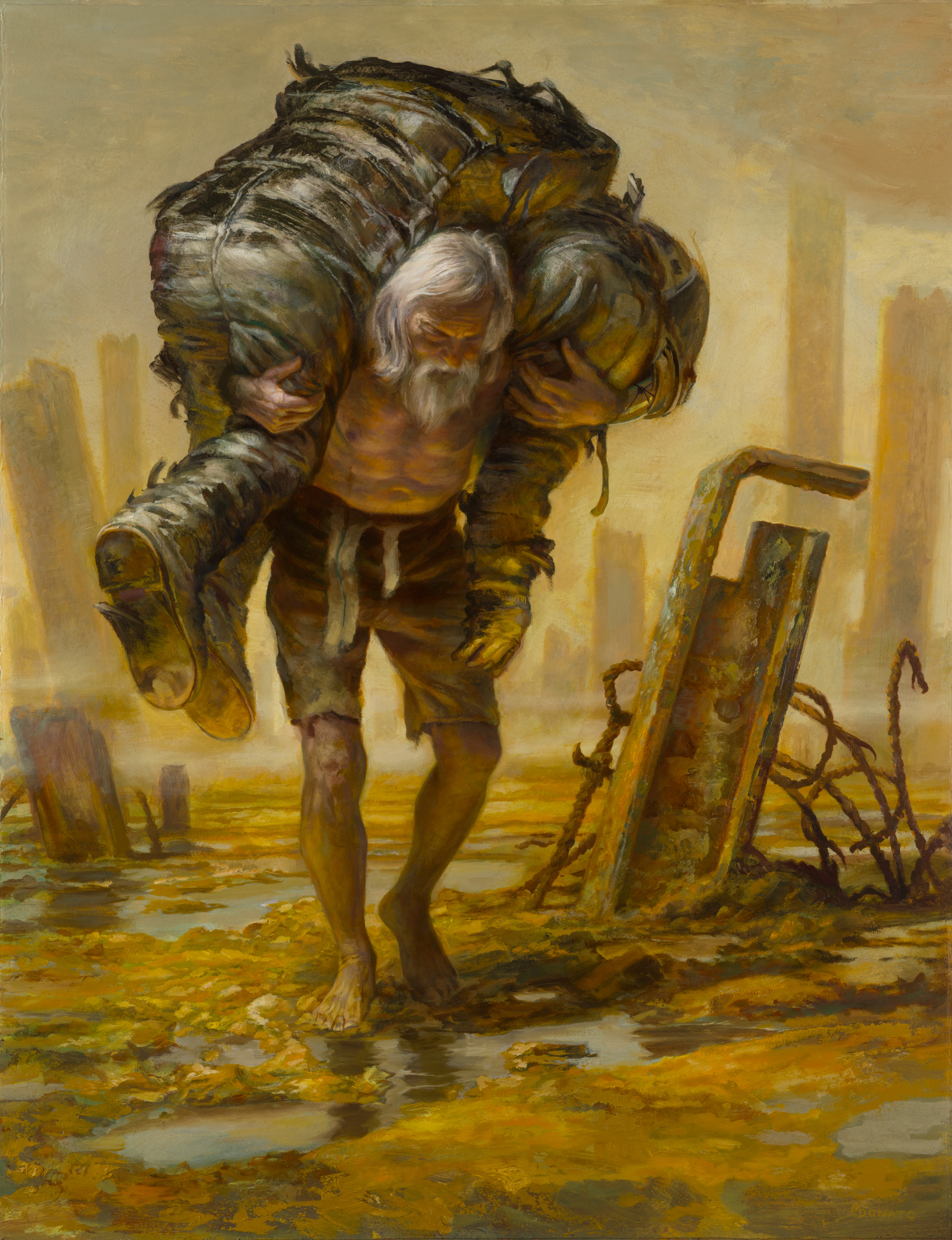 Burdens of the Past
22" x 30" Oil on Panel 2018