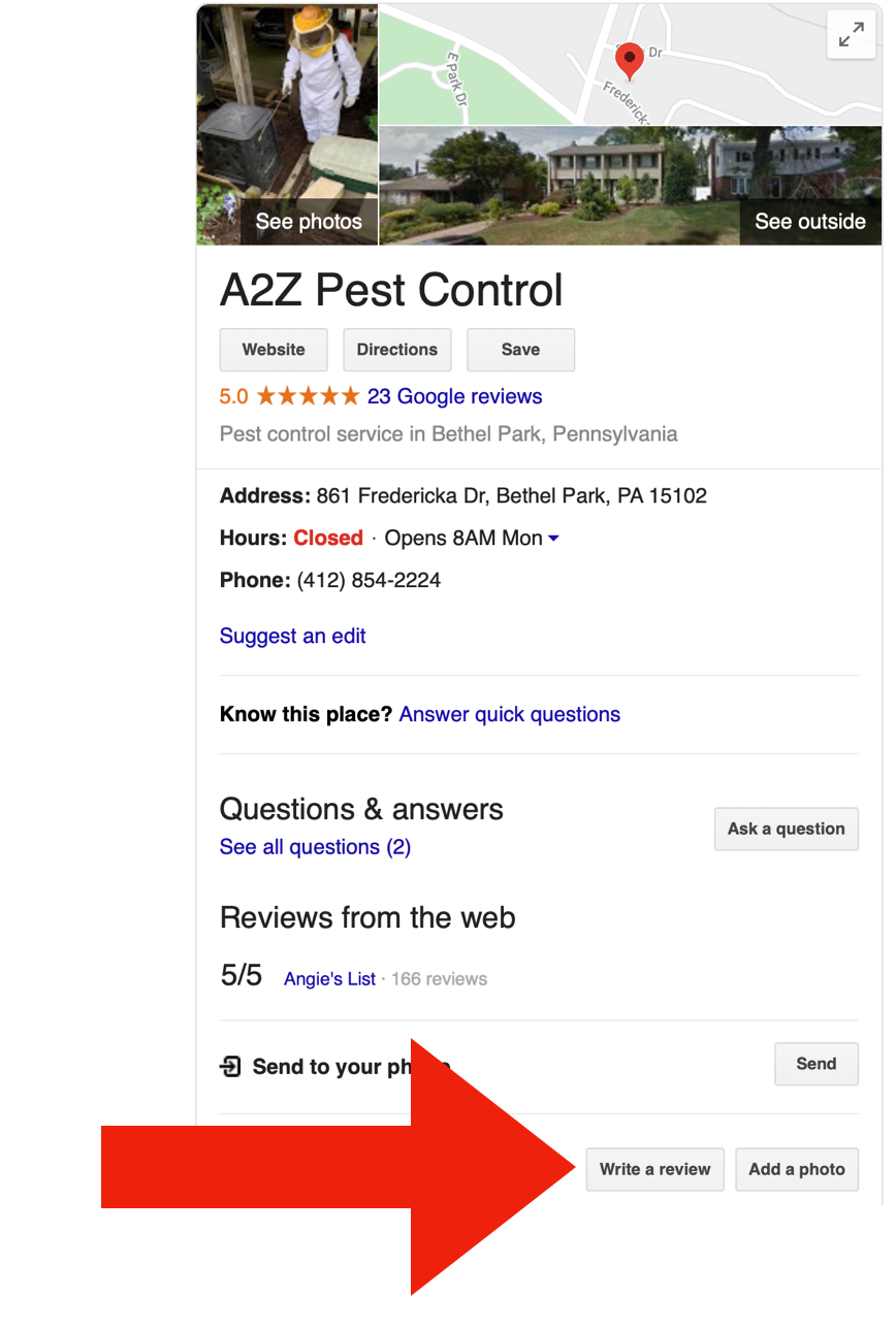 A 2 Z Pest Control - Reviews
