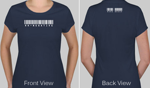 Rh-Negative Barcode Ladies Design