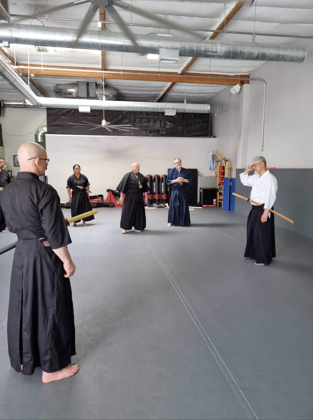 August 2022: Mugairyu training in San Diego, CA.