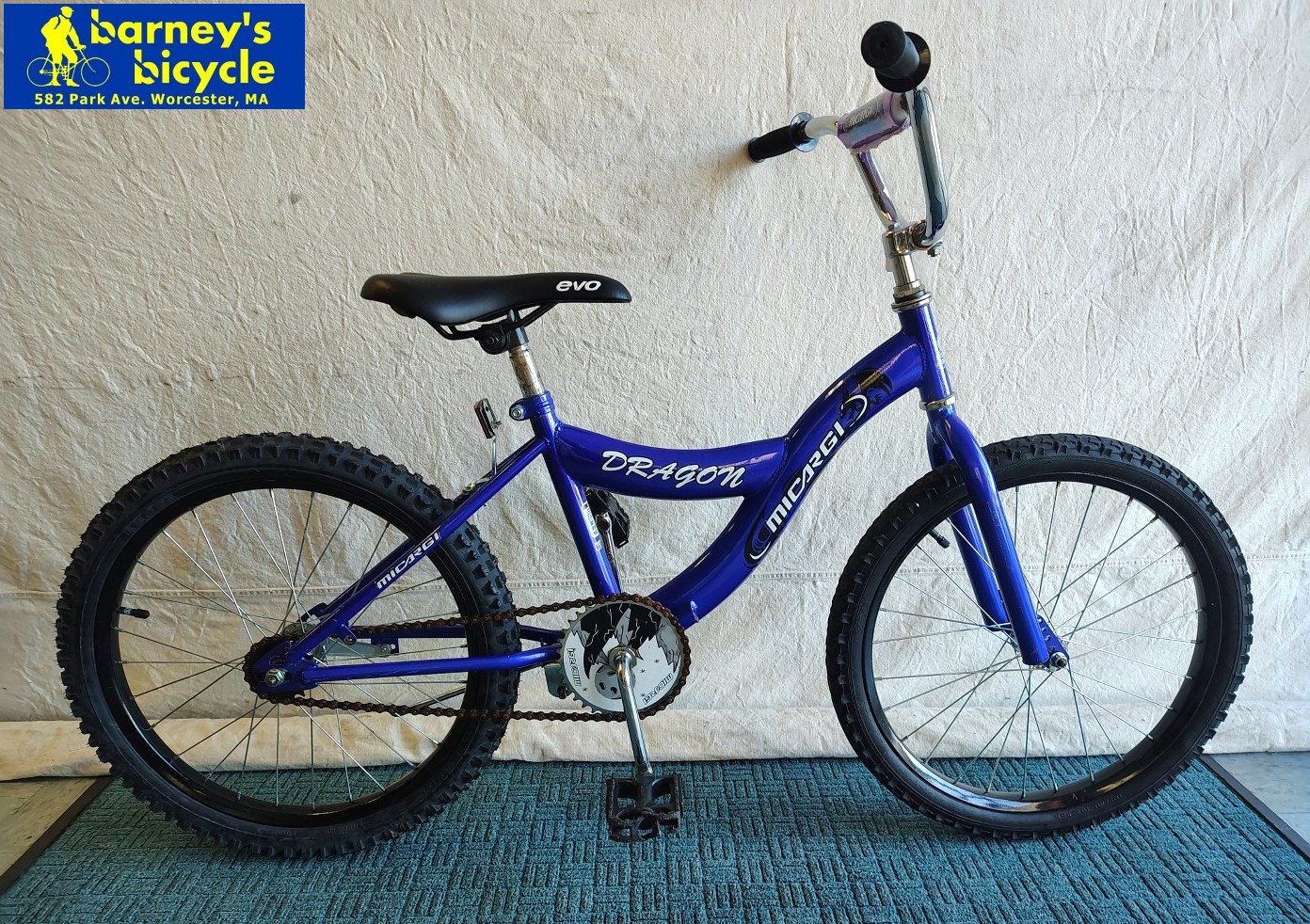 Micargi Dragon
Wheel Size: 20"/ Ages 6-9/ 1 Speed / Pedal Brake
Price: $89.00 (Professionally Tuned)