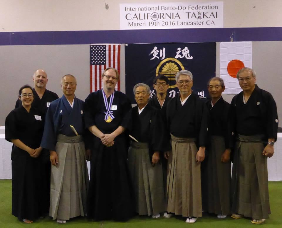 Kenshinkan Dojo (Vivian, John H., Tex) with the Japanese teachers.