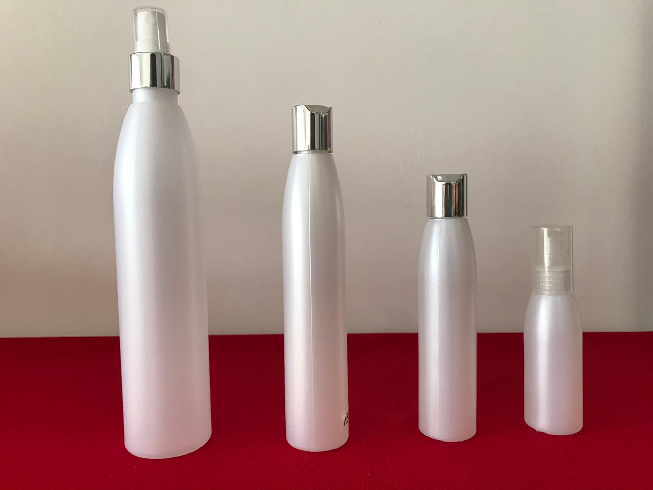 BOTELLAS POLIETILENO NACARADAS 60, 100, 150, 300 Y 500 ML.