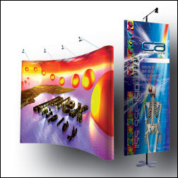 Modern office lobby/exhibition displays showcasing your business content. Modern office lobby/exhibition displays showcasing your business content.