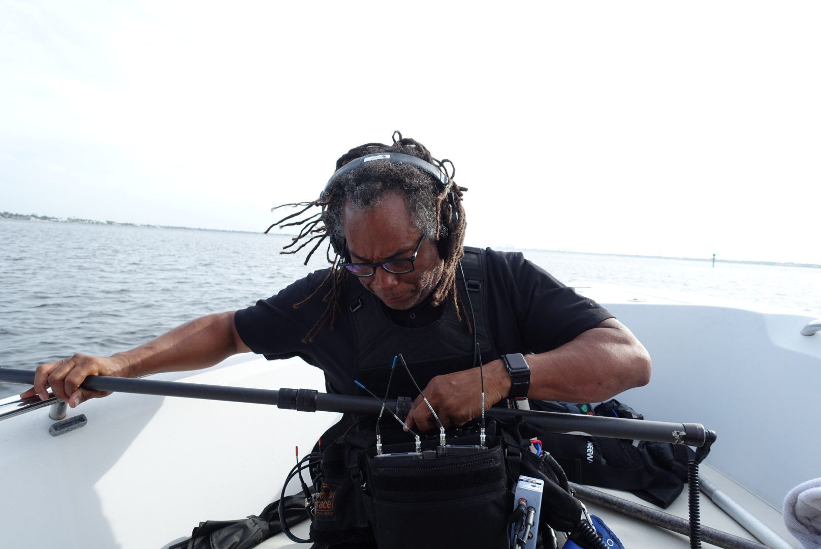 Booming in the gulf of Mexico.