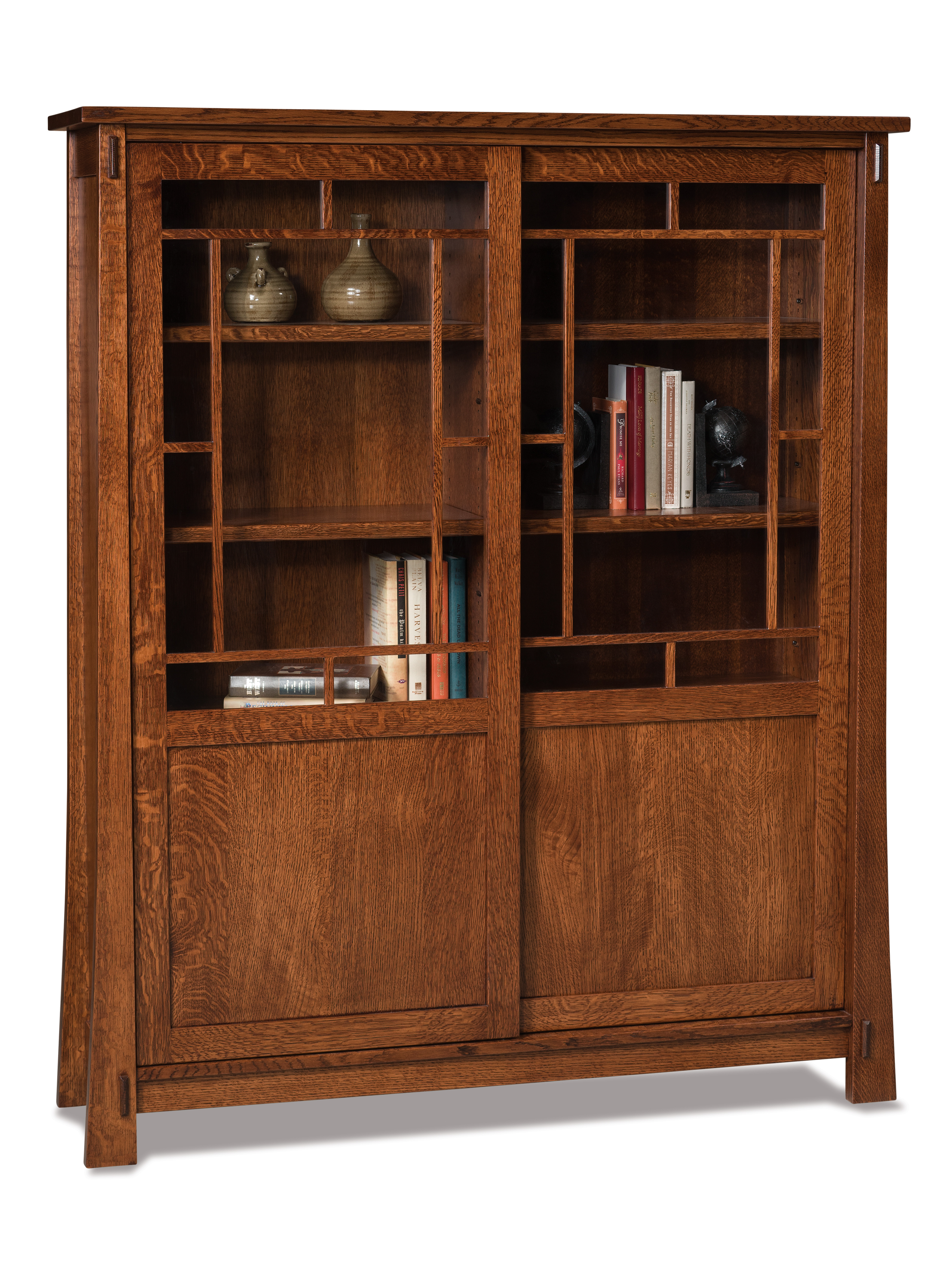 Modesto Double Bookcase-#132