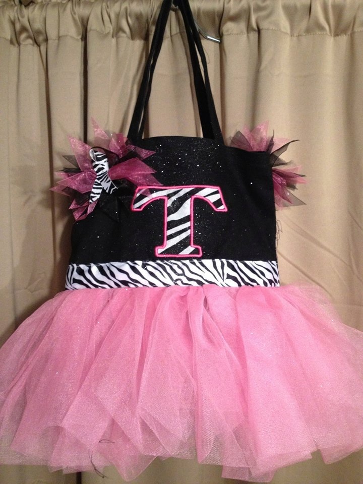initial Tutu Bag Zebra Bag