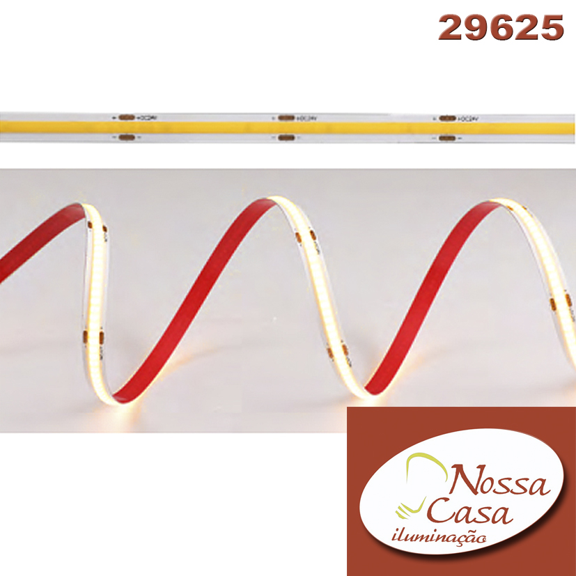 Fita Led Cob 12v 5w/m 2700k