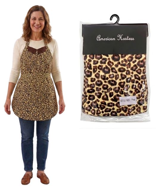 77041
APRON ANIMAL PRINT
UPC: 70017575002
36 CS/PK
