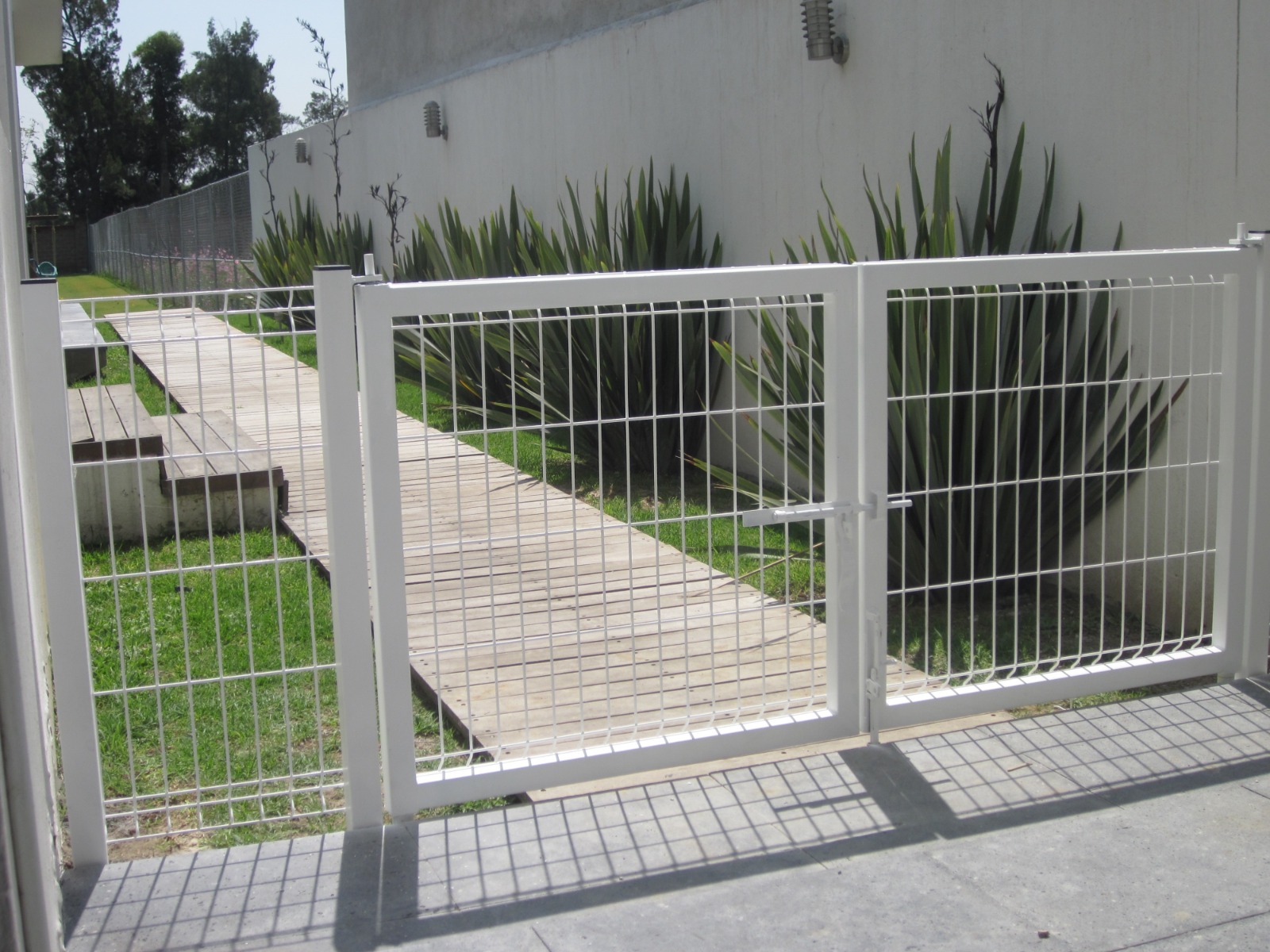 Bedroom with a large double bed