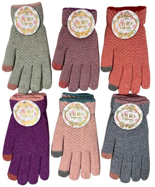 GL-359
WOMEN GLOVES ASSORTED COLORS
8011282323598
360 CS/PACK