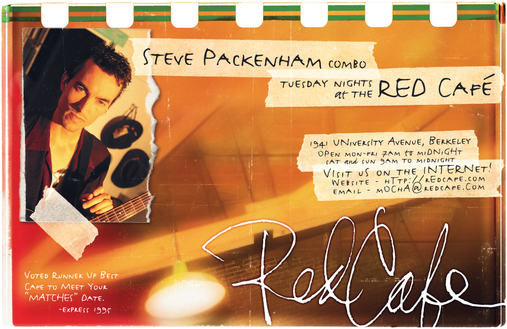 Red Cafe Performance Poster @DesignSite.com
