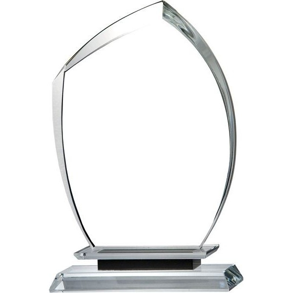 Galardón en cristal ref especial 001 base en cristal.