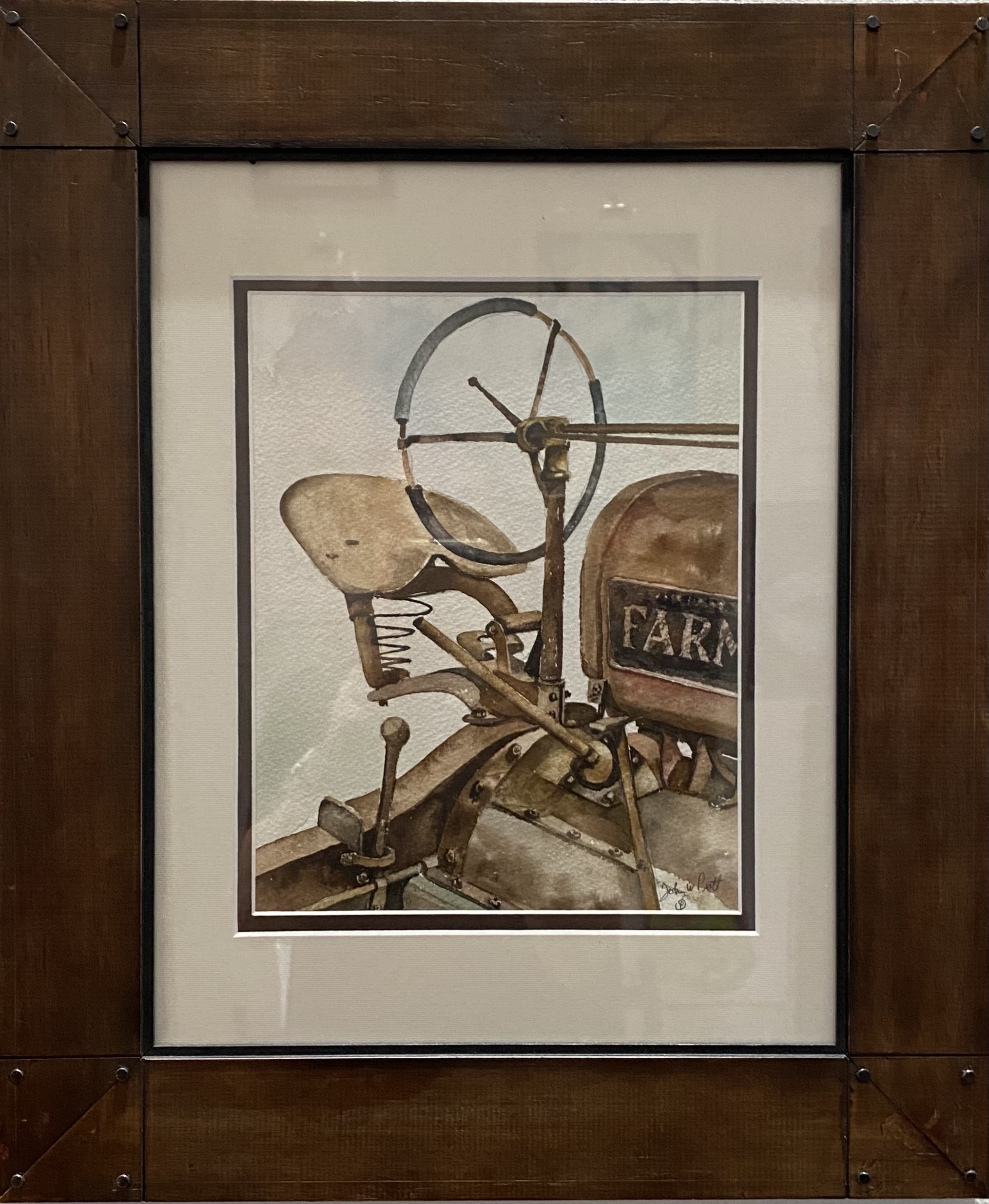 Old Farmall
Watercolor 
8" X 10"
$175.