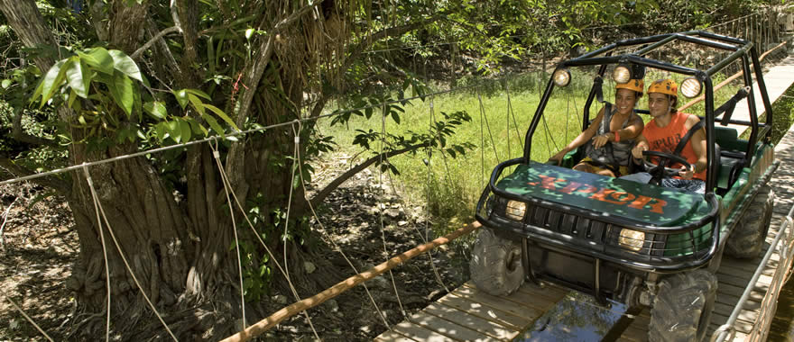 CARRO ANFIBIO Y PUENTES COLGANTES