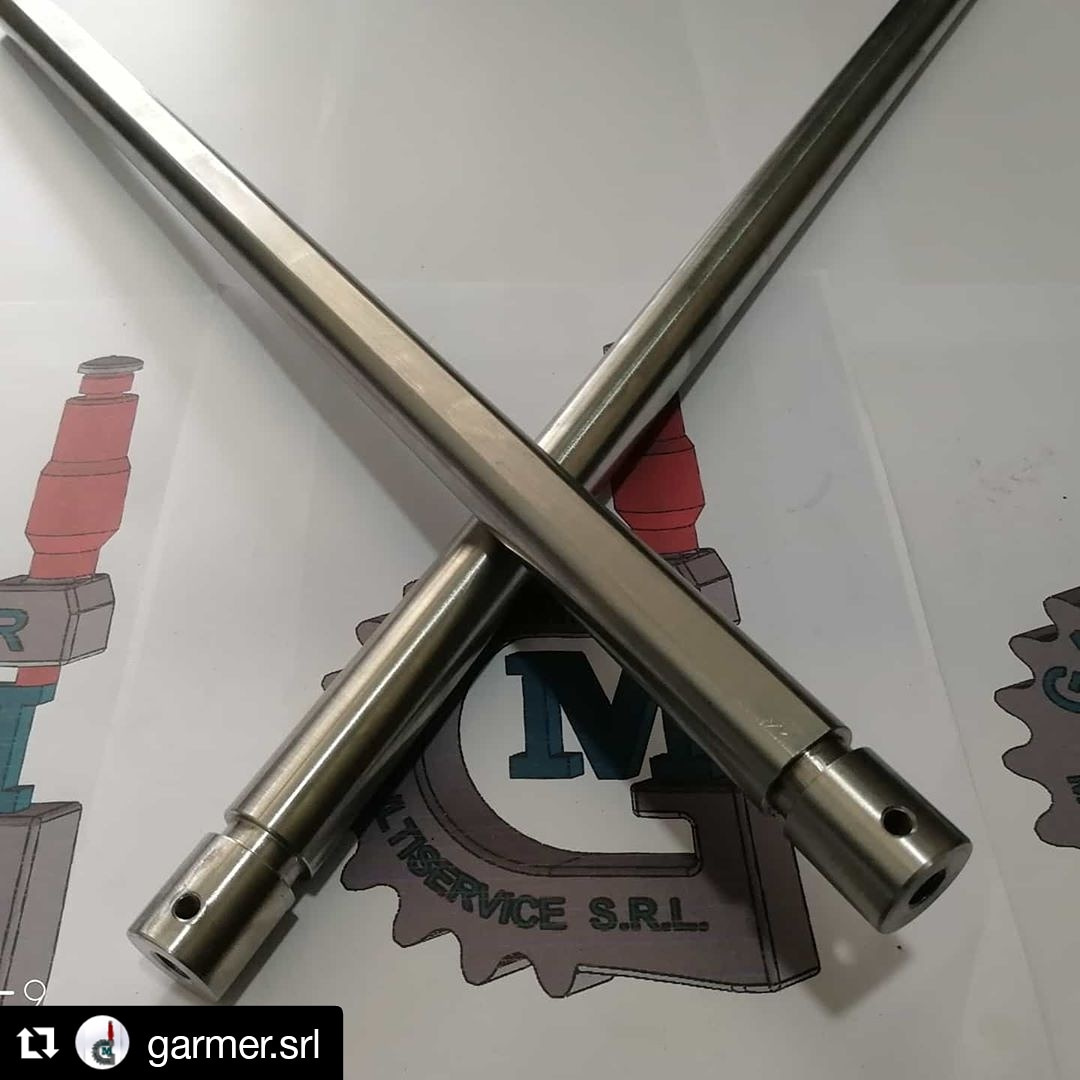 EJES PALANCA EN ACERO INOXIDABLE