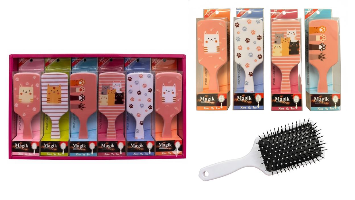 BR-388
HAIR BRUSH  CATS SQUARE 12 UNIT  DISPLAY
UPC: 812462034499
240 CS PACK