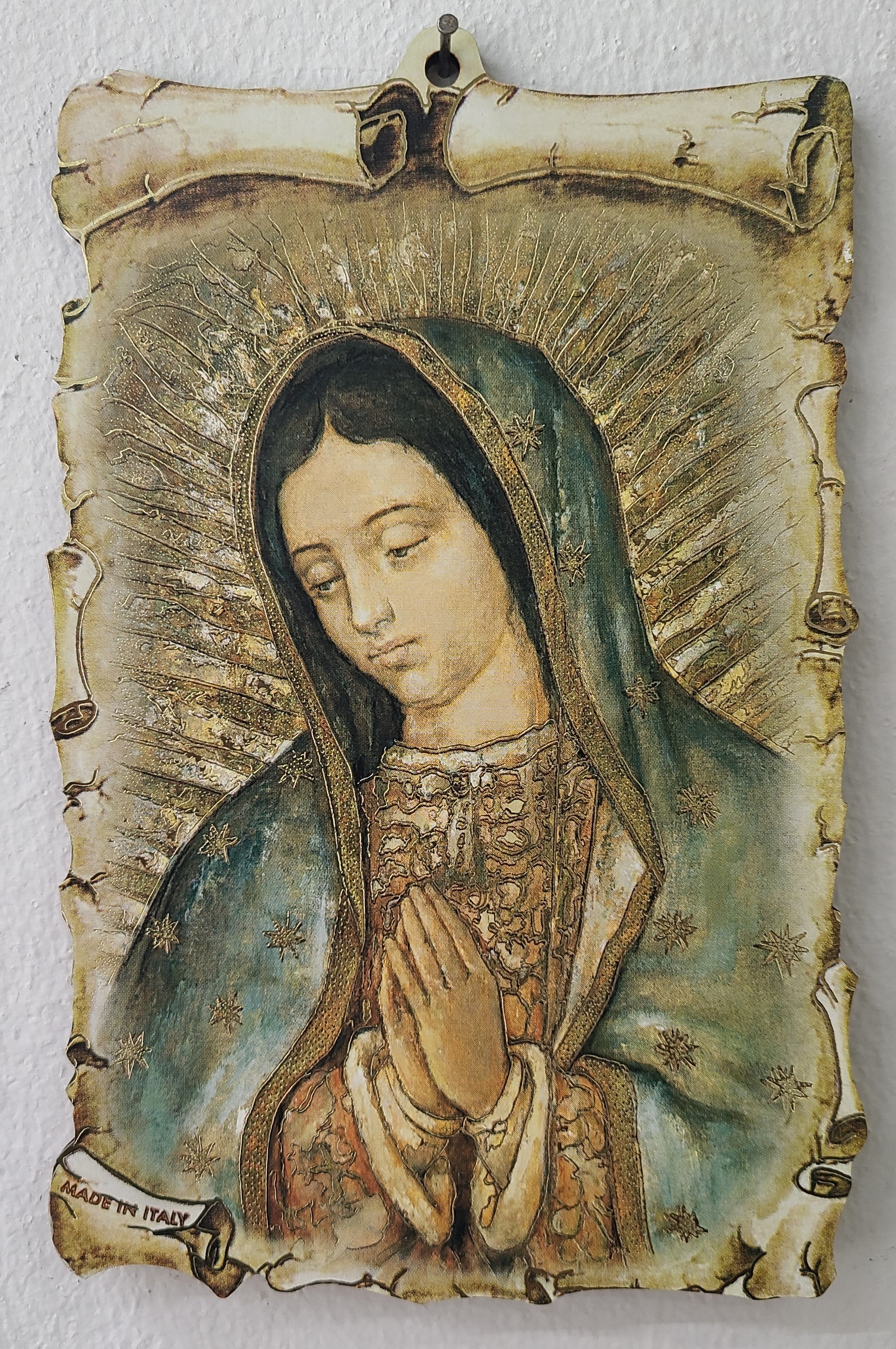 PERGAMINO VIRGEN DE GUADALUPE
Estampa italina 10cm x 14cm

preguntar por disponibilidad.