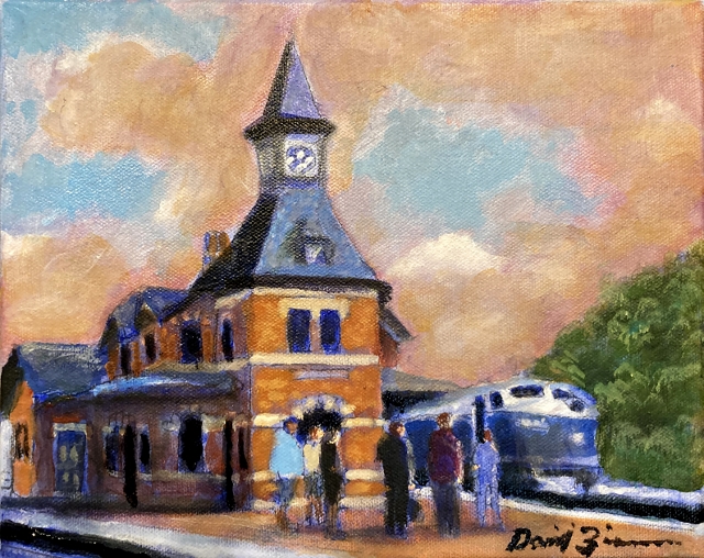 Zimmerman, Point of Rocks, 8" x 10" Oil