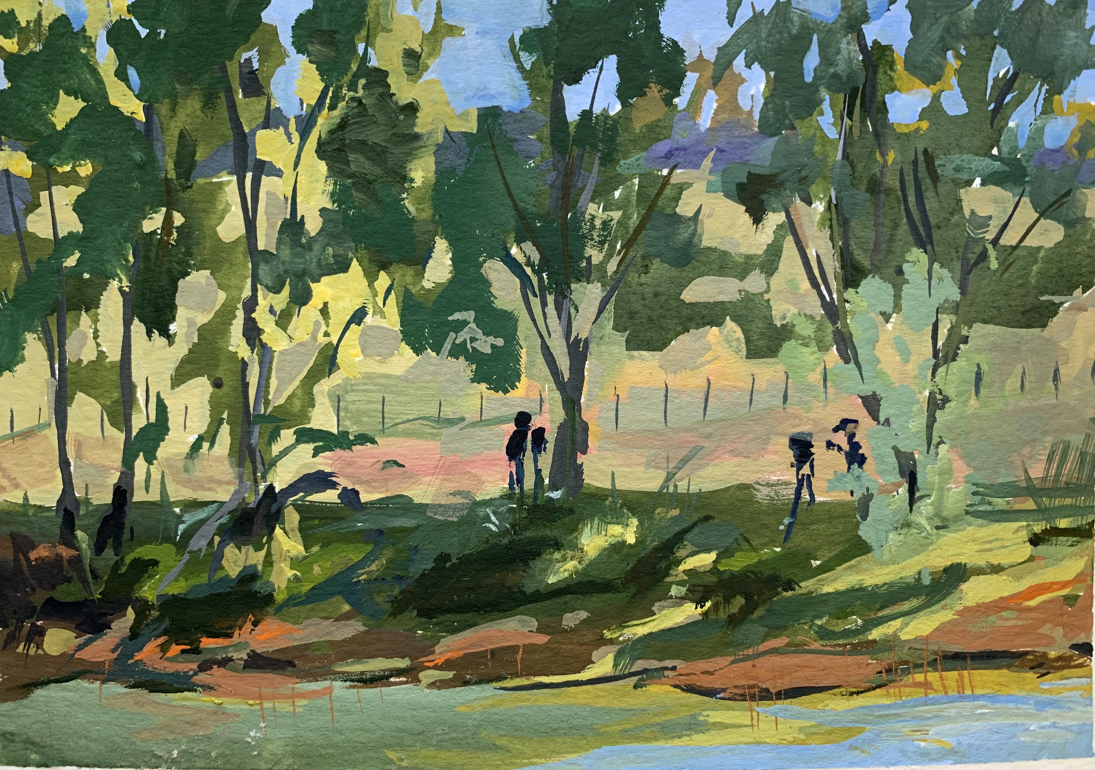 Plein Air 
Gouache
7" X 5"
$75.