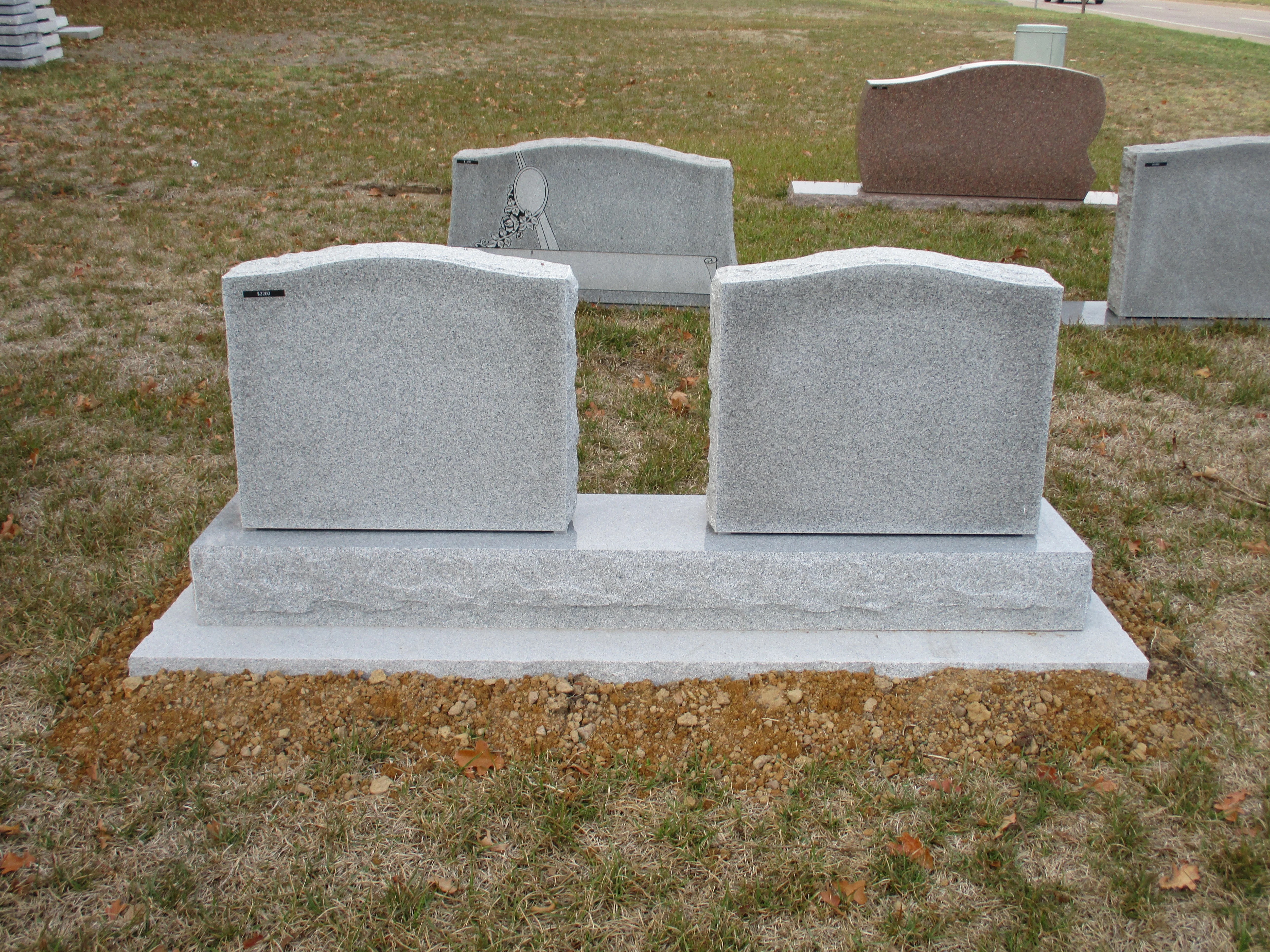 (2) Gray 2-0 Polished 2 Double Monument