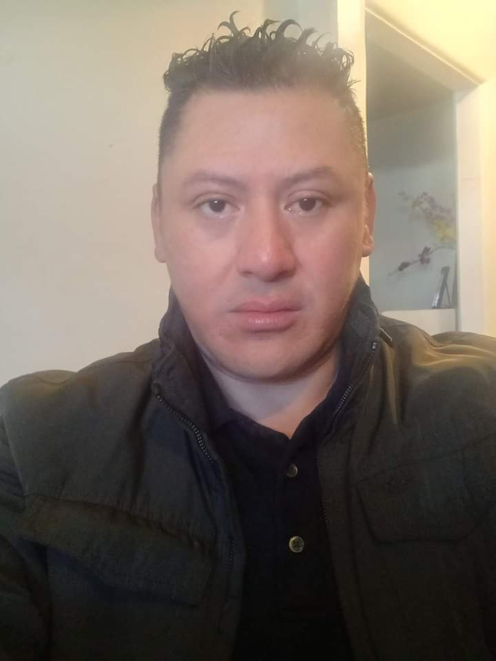 Happy male customer