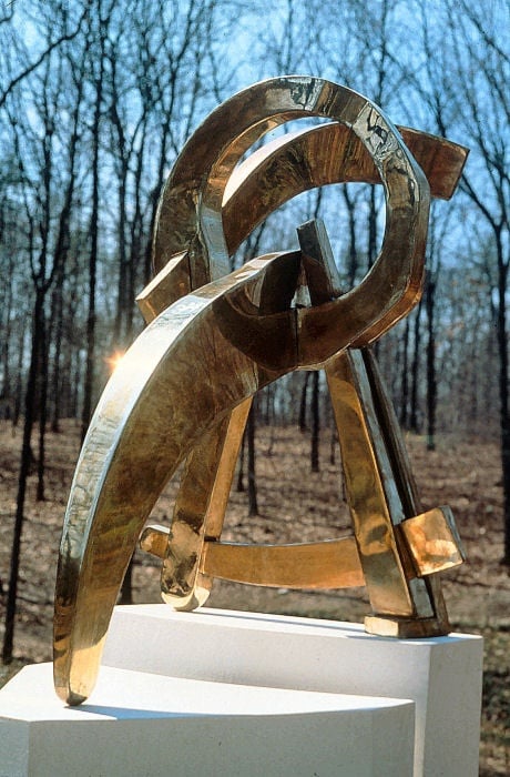 Circle in the Round - 1983, Fabricated Bronze, 36” x 48” x 54”
