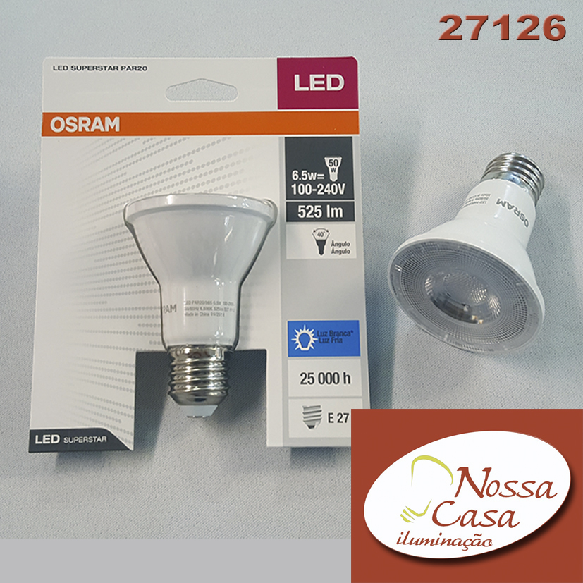 Osram Par 20 6,5w 6500k