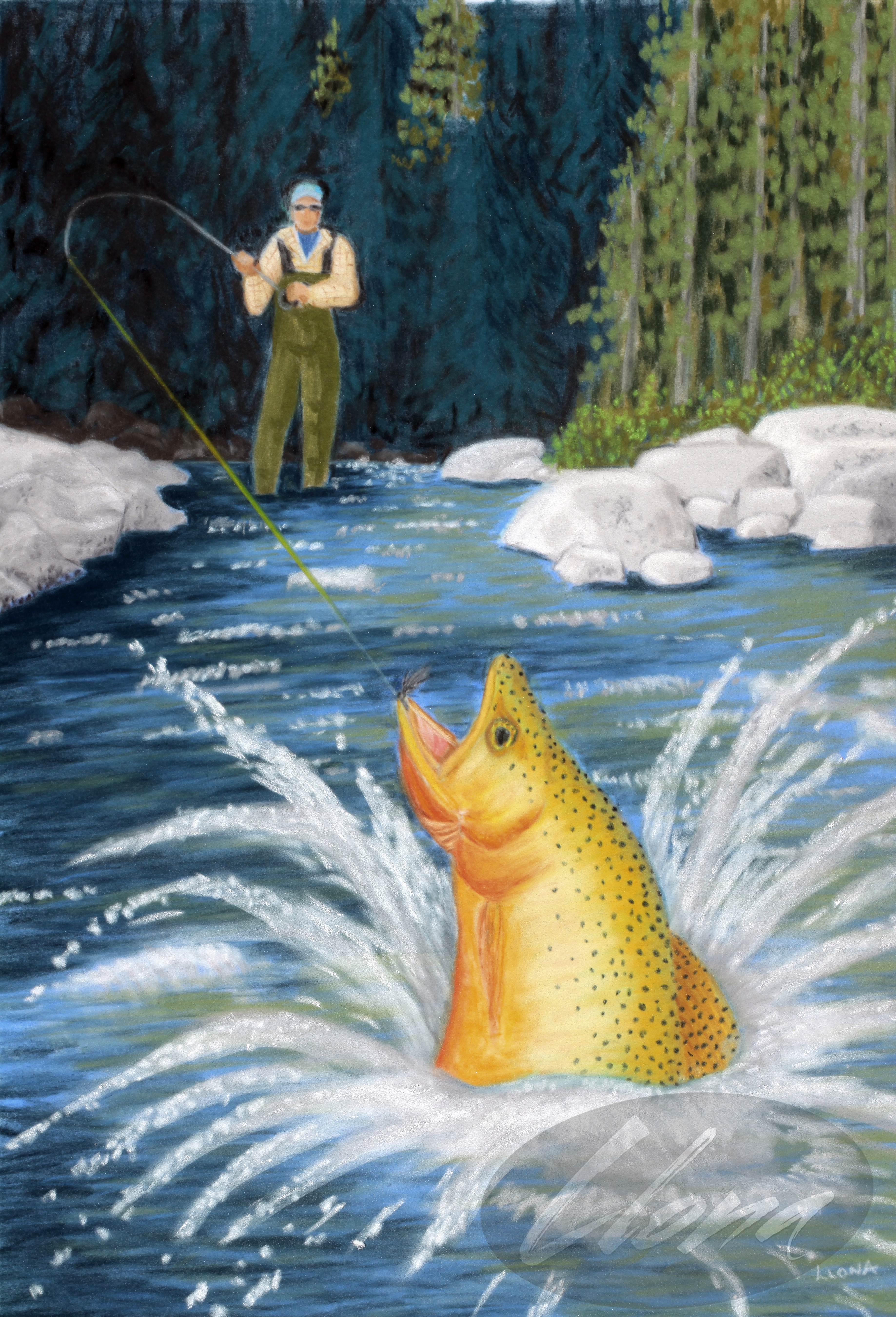 Little Donner
Original Pastel Painting
10" x 15"