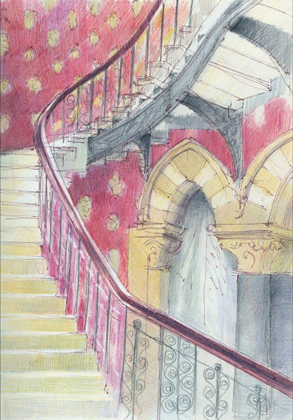 Grand Staircase, St Pancras Hotel