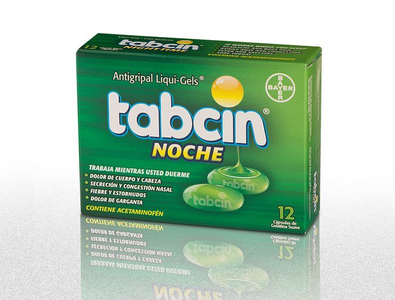 Resfriado común y la gripe tales como: fiebre, tos, dolor de cabeza, congestión nasal, cuerpo cortado, secreción nasal, estornudos y dolor de garganta mientras que ayuda a conciliar el sueño