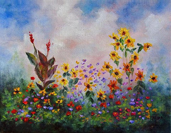Sunflower Patch
11x14 inches - Oil on canvas