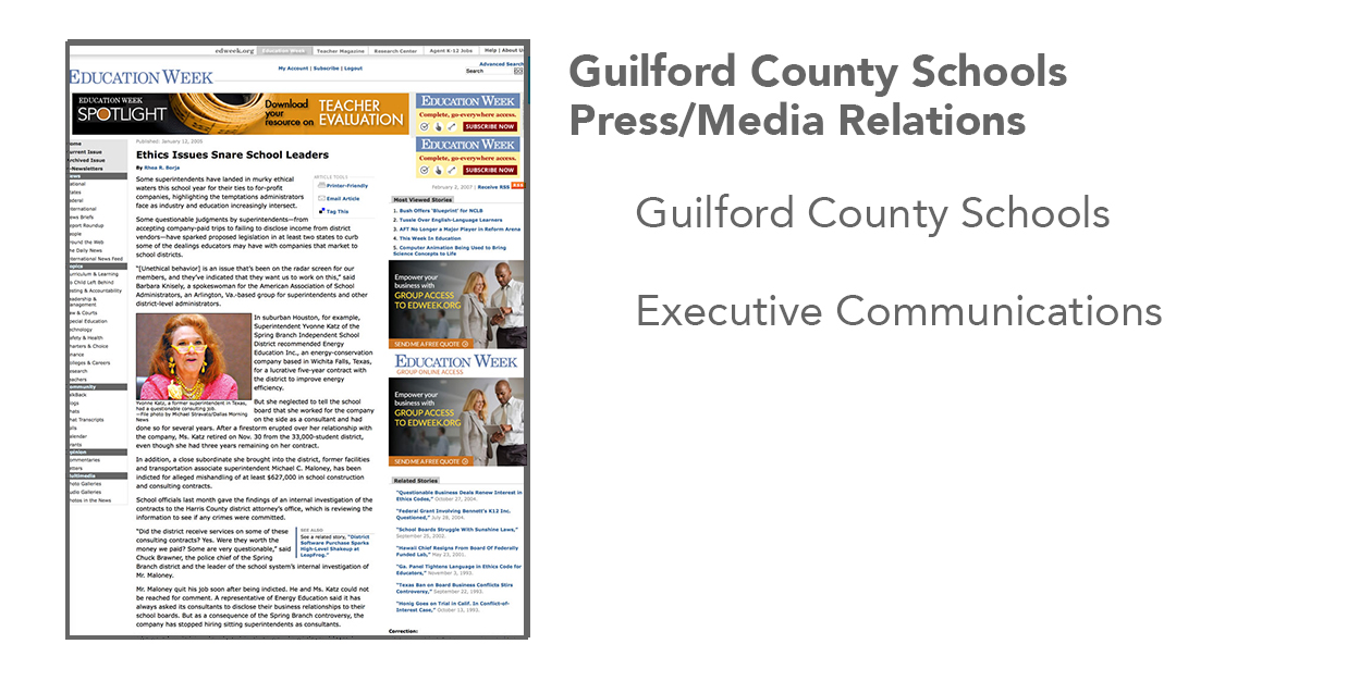 Education Week Magazine Press/Media Relations