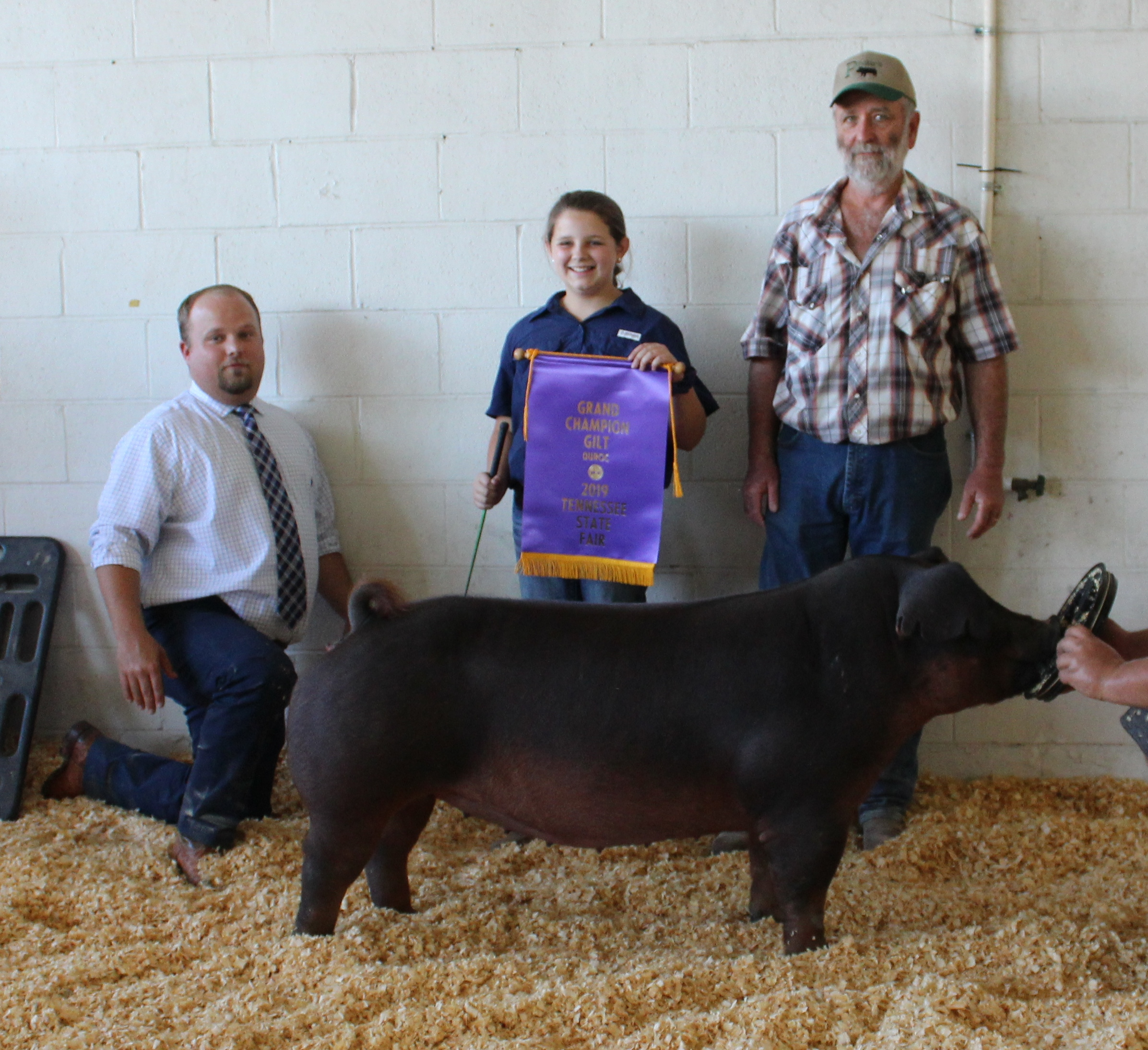 Ann Thomas Lowery
2019 Tennessee State Fair
Champion Duroc Gilt