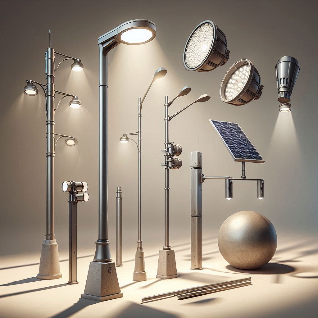 Postes de alumbrado publico