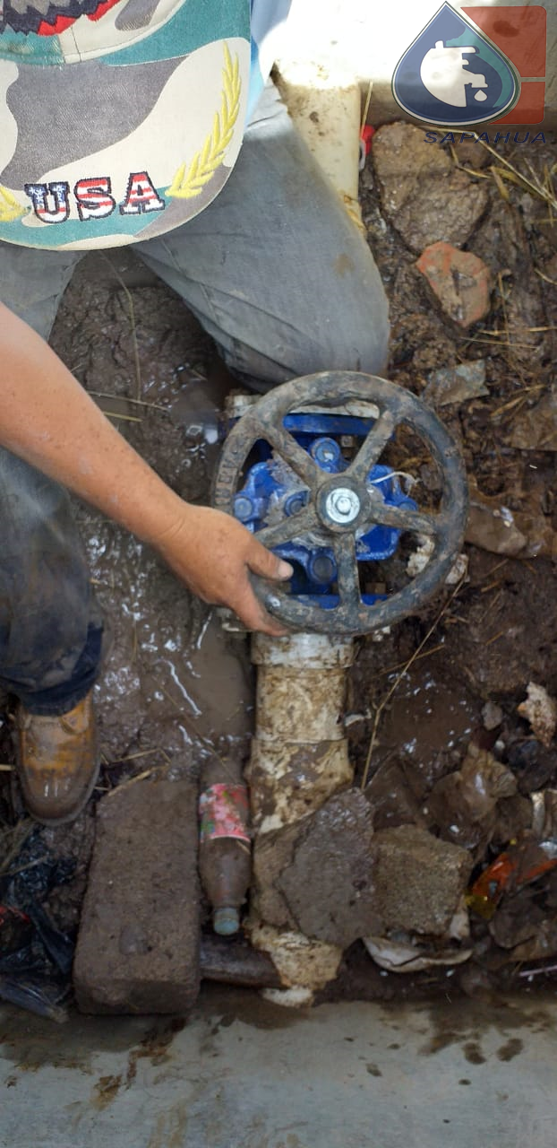 CAMBIO DE VÁLVULA DE 4" EN CALLE SAN CARLOS, COL. EL CARMEN